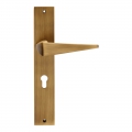 Komfort Door Handle on Plate of Contemporary Design Linea Calì Design