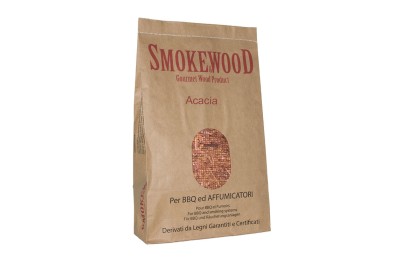 Alpine Wild Cherry Italian Gourmet Wood Chips from Trentino for BBQ and Smoker 3,3 Lt Smoke&Wood