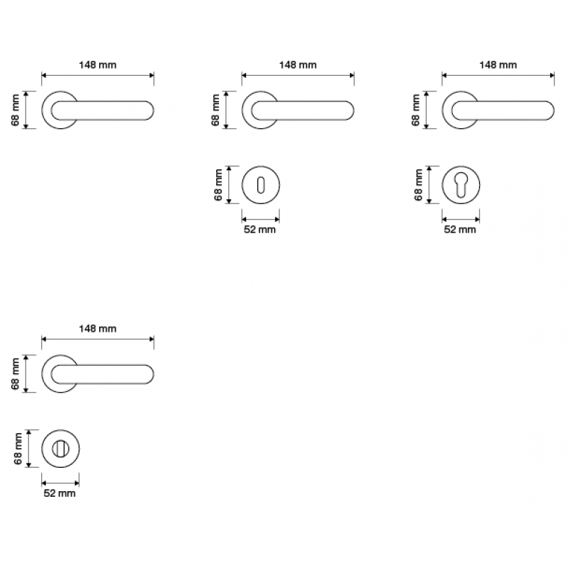 Liberty French Gold Door Handle on Rosette Linea Calì Vintage