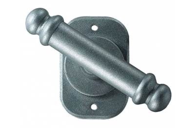 Lisbon Galbusera Window Handle with Rosette Wrought Iron