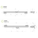 Liwin L35 Slim Comunello Chain Actuator for Windows
