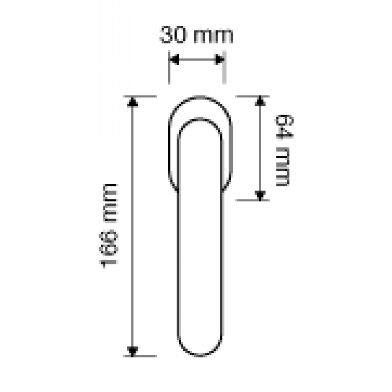Luce Dry Keep Window Handle Linea Calì Crystal