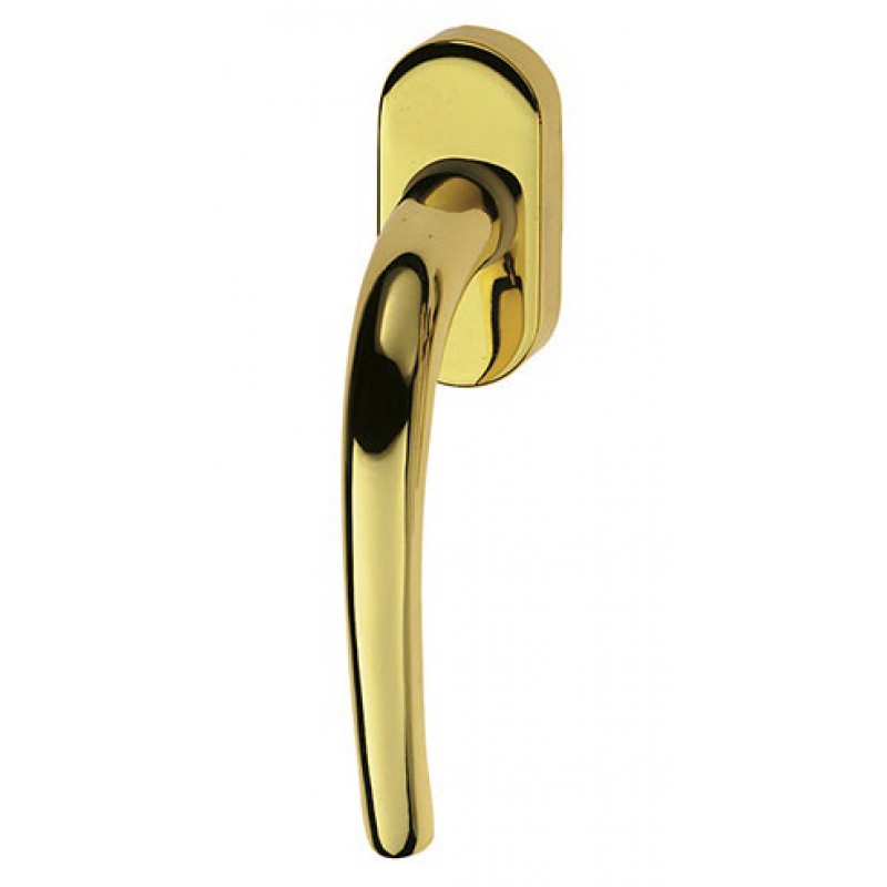 Luna DK Dreh Kipp Window Handle Brass-made Easy Line PFS Pasini