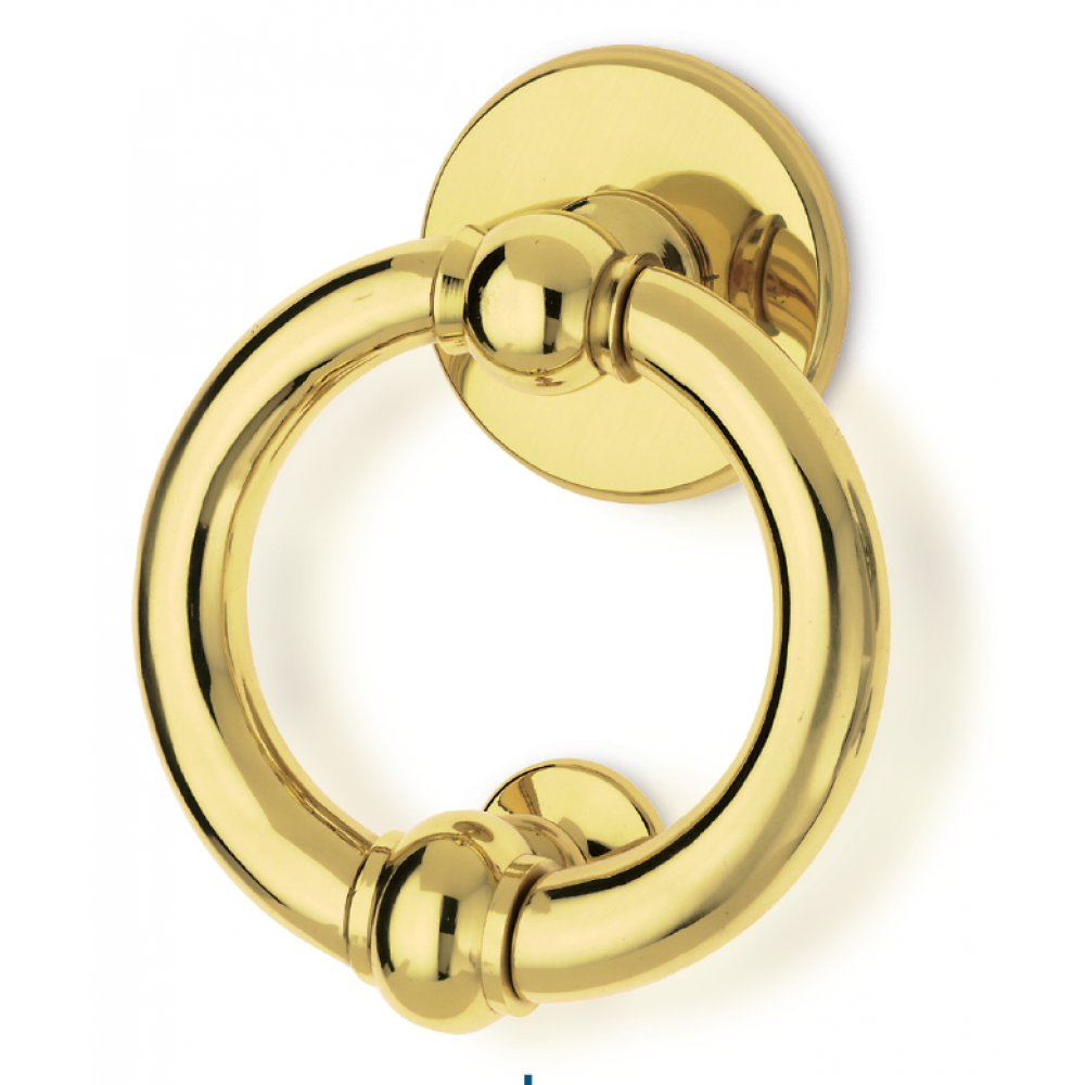 Luna Ø150 Brass Knocker for Door PFS Pasini