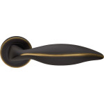 Delfino Linea Calì Classic Brass Handle for Door with Rosette
