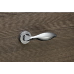 Delfino Linea Calì Classic Brass Handle for Door with Rosette