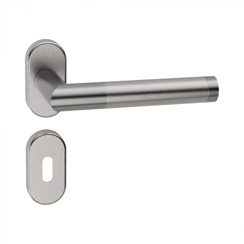 Edinburgh Reguitti Inox L10 Slim Stainless Steel Door Handle