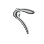 Pair of Ghidini Lever Handles Leonardo ACP with Roses and Escutcheons