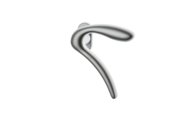 Pair of Ghidini Lever Handles Leonardo ACP with Roses and Escutcheons