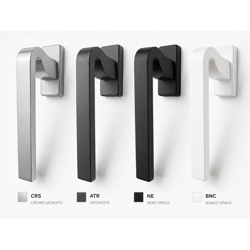 Italian Window Handle Turbo Arieni Adesign Choice of Finish