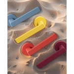 DUE COLOMBO DESIGN MOOD Door Handle with Round Rosette