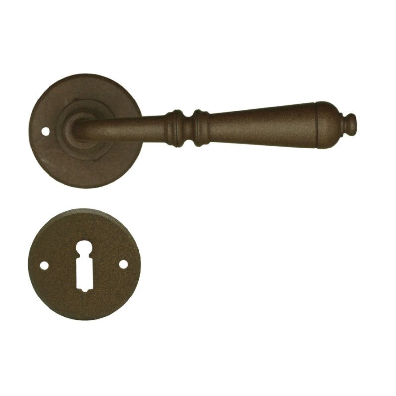 Door Handle Galbusera 2699 Moscow Handcrafted Wrought Iron