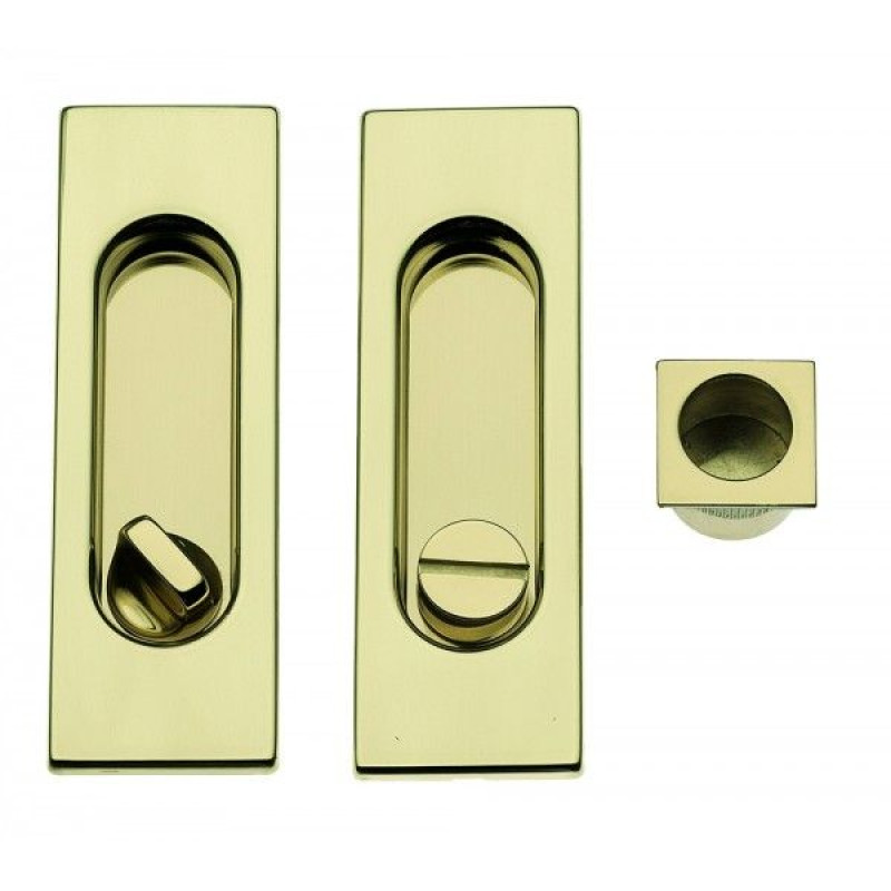 Rectangular Sliding Door Handle with Lock Arieni 98/R