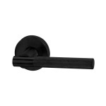Zaira Reguitti Door Handle on Round Rosette Modern Design