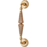 Pull Handle with Swarovski Crystals Sogno Linea Calì Made in Italy