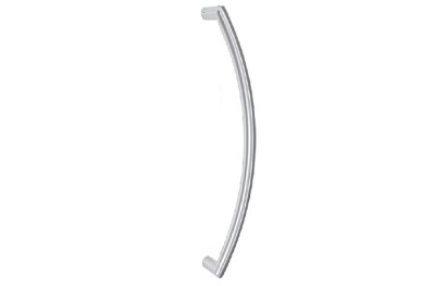 Economic Curved Stainless Steel Pull Handle MPM 05.21