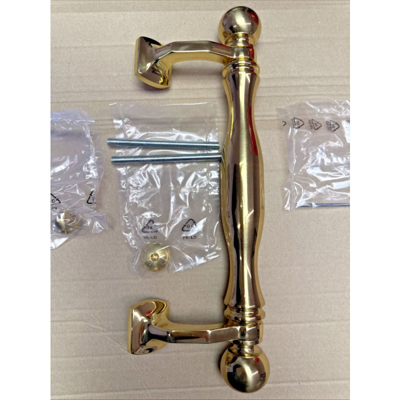 Giava Door Pull Handle Brass-Made Fashion Line PFS Pasini