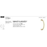 Arieni Sliding 980 Offset Door Pull Handle Without Roses