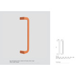 MOOD COLOMBO DESIGN Door Pull Handle Model ONE or DUE