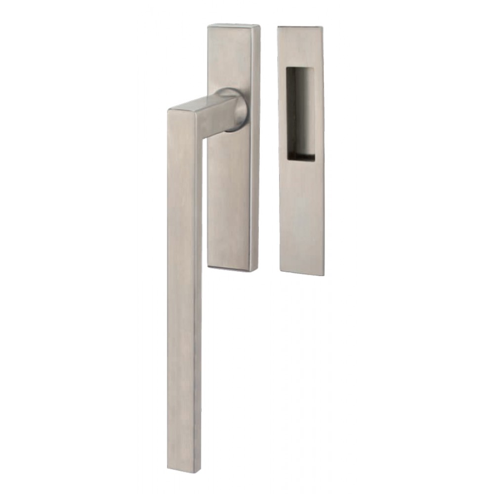 Lift & Slide handle Tropex Genève in Satin Steel