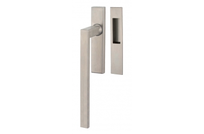 Lift & Slide handle Tropex Genève in Satin Steel