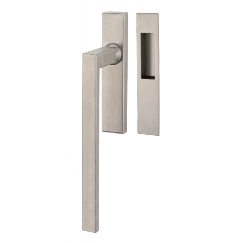 Lift & Slide handle Tropex Genève in Satin Steel