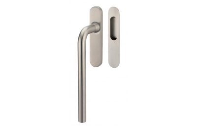 Lift & Slide handle Tropex Oslo in Satin Steel