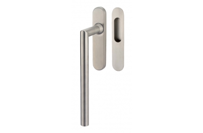 Lift & Slide handle Tropex Toledo in Satin Steel