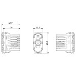 IoT Connected Roller Shutter Mechanism VIMAR LINEA 30804