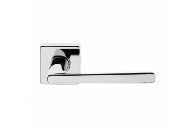 Mercury Series Fashion forme Door Handle on Square Rosette Frosio Bortolo Luxury Style