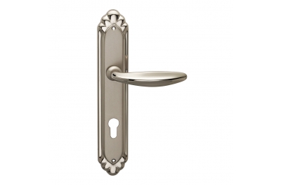 Milano Series Vintage forme Door Handle on Plate Frosio Bortolo Handmade in Italy