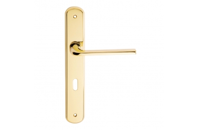 Milly Series Basic forme Door Handle on Regular Plate Frosio Bortolo Contemporary Design
