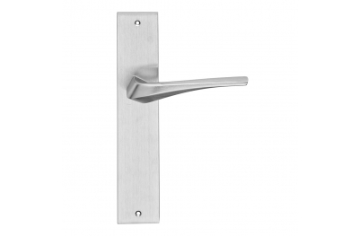 Minerva Series Fashion forme Door Handle on Plate Frosio Bortolo Contemporary Design