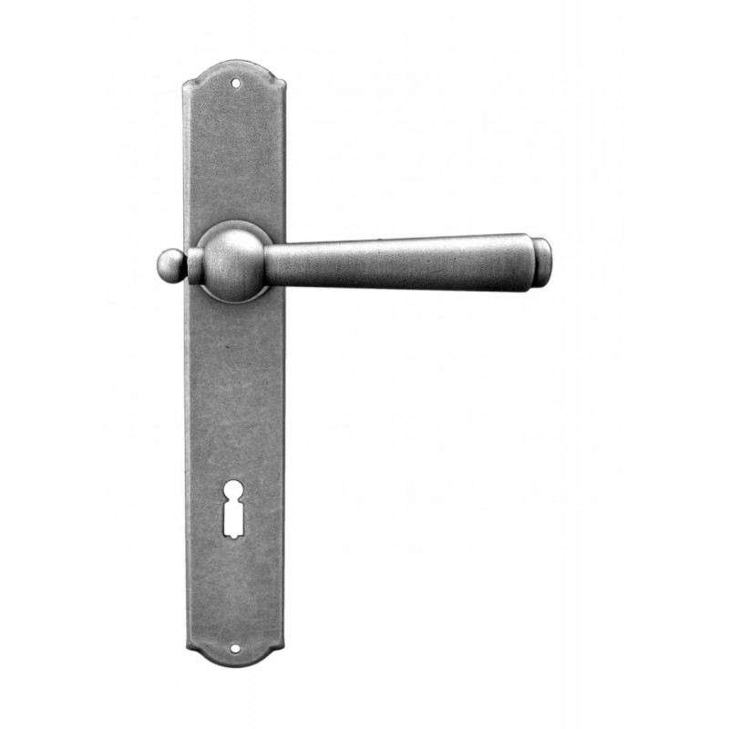 Munich 2 Galbusera Door Handle with Plate