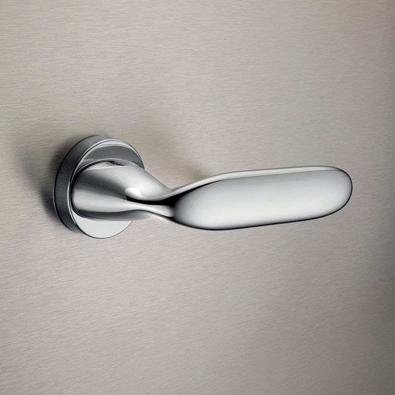 Eos Frosio Bortolo interior door handle in version with square rosette
