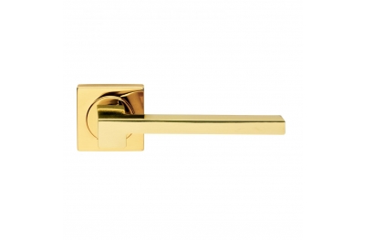 Morphos Light Design Manital Polished Brass Door Lever Handles