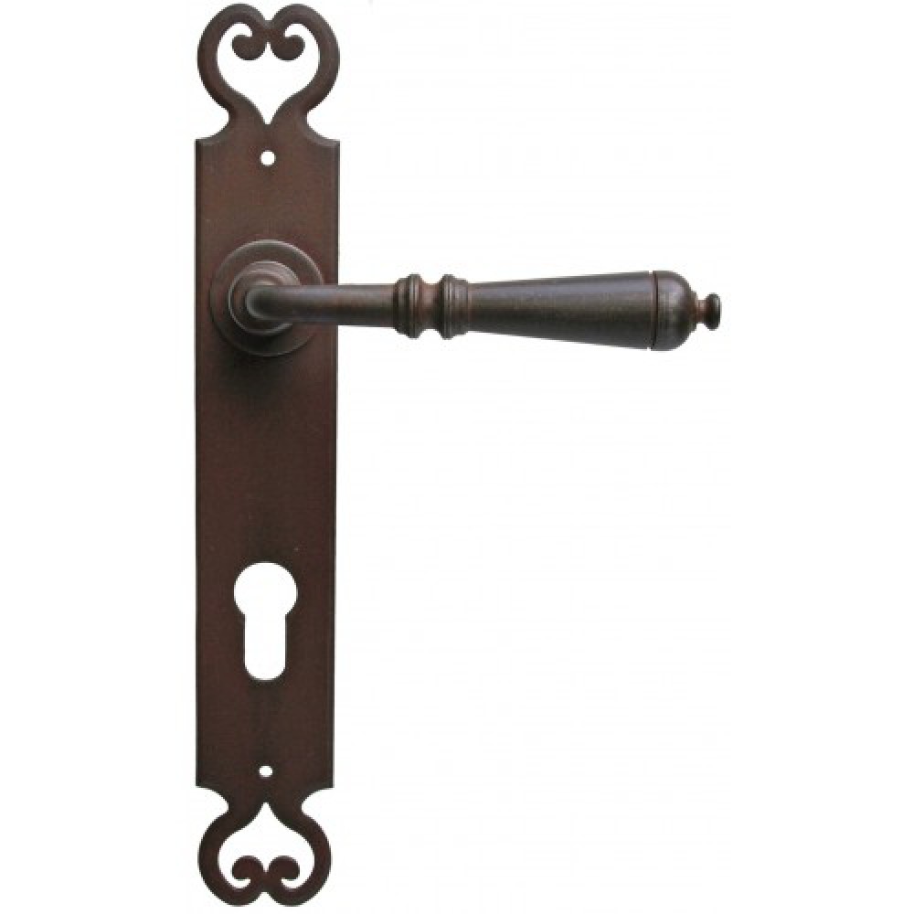 Moscow 2 Galbusera Door Handle with Plate