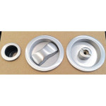 Round Flush Pull for Sliding Door Arieni 94/SP Ø58 Kit with Lock