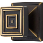 Opera Linea Calì Pull Knob with Rosette Vintage Neoclassical