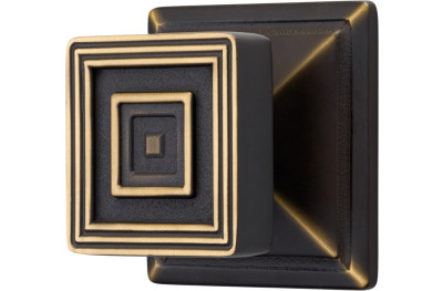 Opera Linea Calì Pull Knob with Rosette Vintage Neoclassical