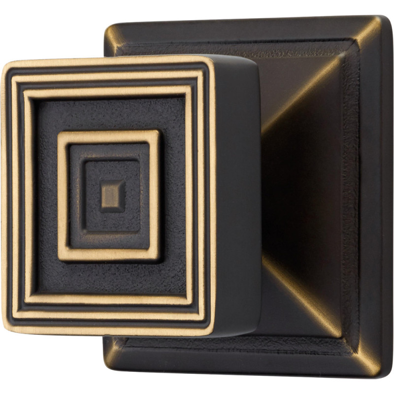 Opera Linea Calì Pull Knob with Rosette Vintage Neoclassical