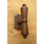 Oslo Galbusera Window Handle with Rosette Wrought Iron