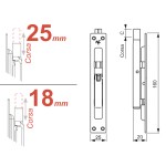 Bolt to Be Recessed Pole Thread 8MA Nova-Ferr 123