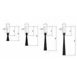 DIY Fixed Draft Excluder for Door Comaglio 125SP Comax Series Various Sizes