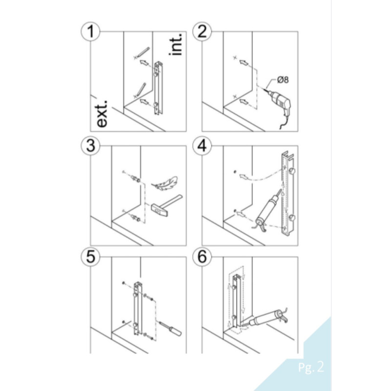 Aluminum Flood Barrier for Door and Garage DIY Installation Kit