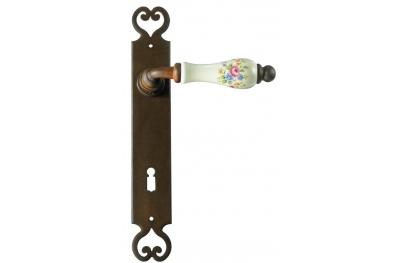 Paris Galbusera Door Handle with Plate
