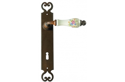 Paris Galbusera Door Handle with Plate