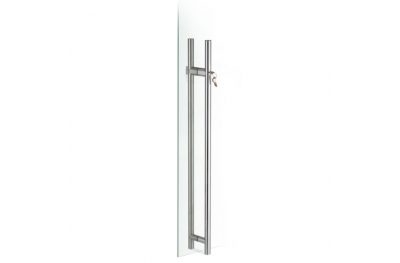 pba 200C-Y Pull Handle with Lock in Stainless Steel AISI 316L