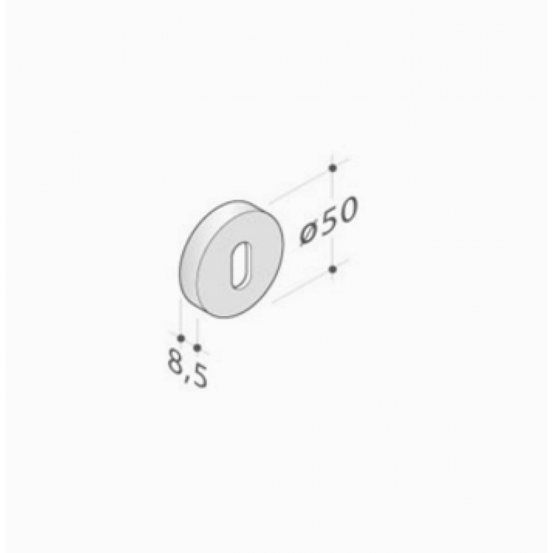 pba 2001.IT.Y Pair of Rectangular Nozzle in Stainless Steel