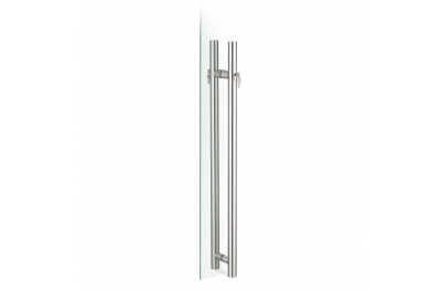 pba KLS.Y01.0000 Pull Handle with Lock in Stainless Steel AISI 316L